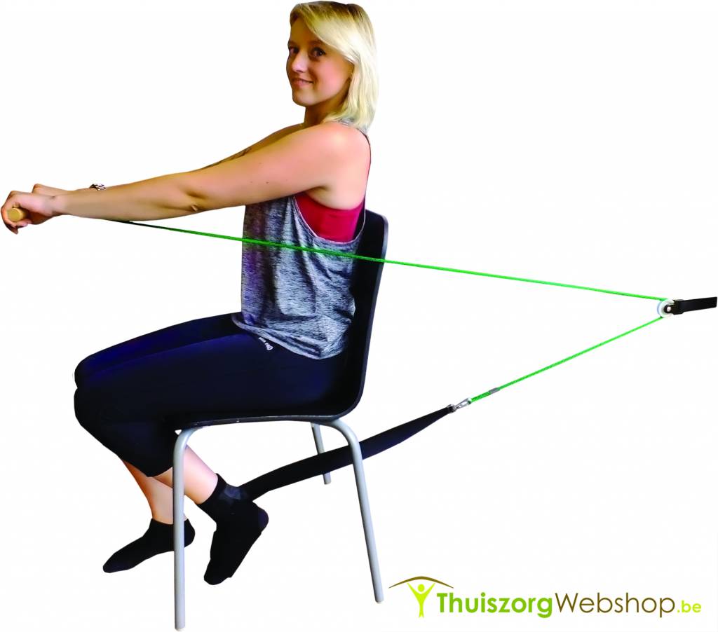 Système de poulies pour exercices de jambes 