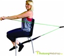 Pulley system for leg exercises 