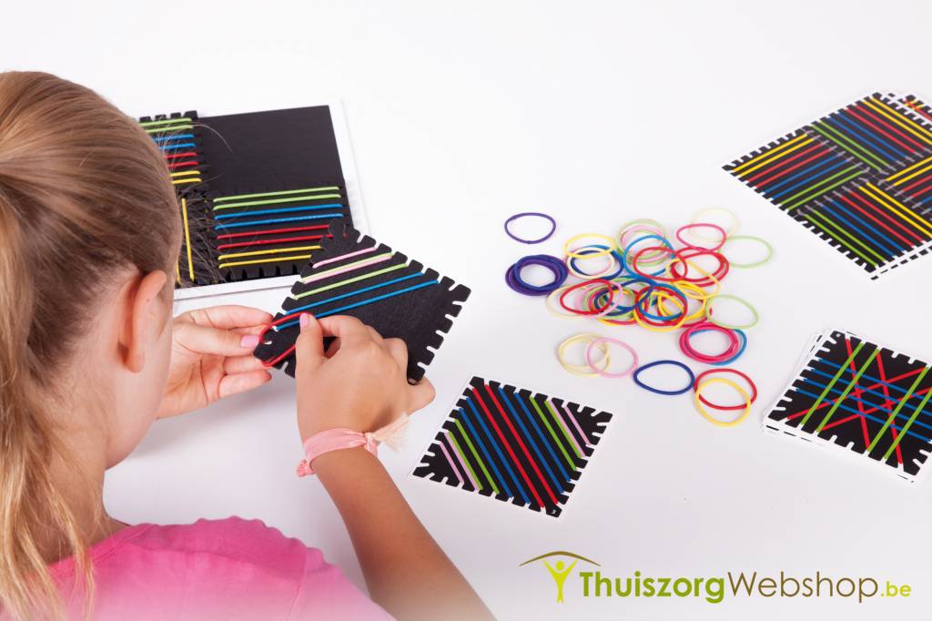 Magna Bands met gekleurde elastieken