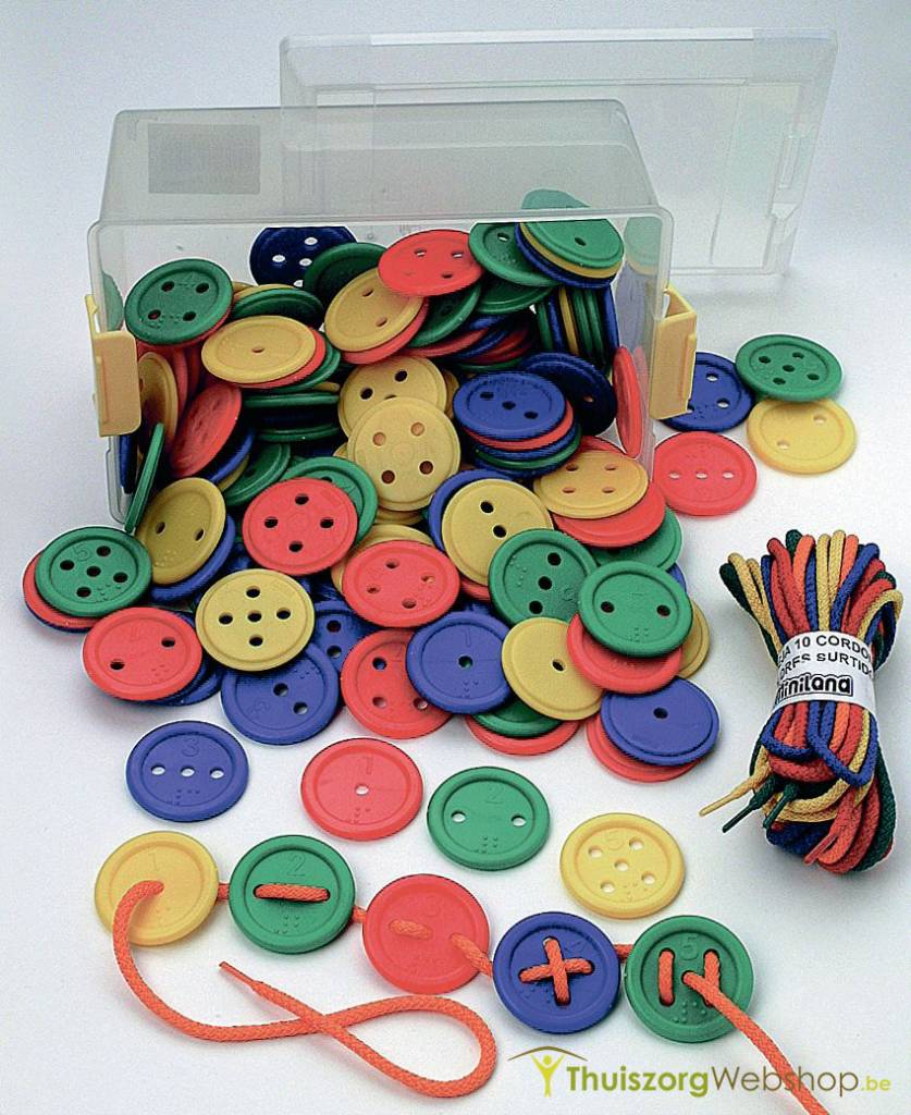 Boutons de comptage, d'enfilage et de tri