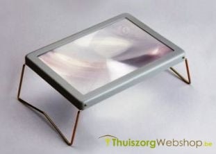 Feuille grossissante sur pied pliable