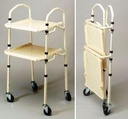 Foldable Trolley with 2 trays