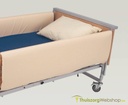 Full length bed cover, beige vinyl