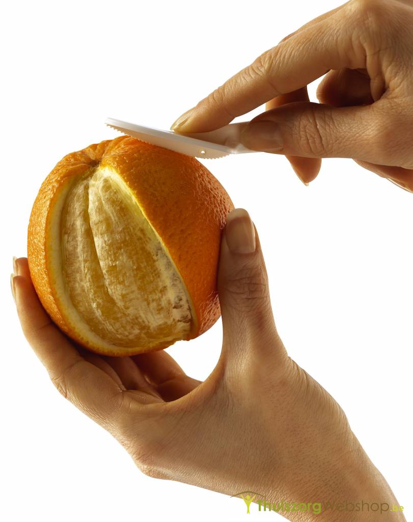 Ergonomische sinaasappelschiller