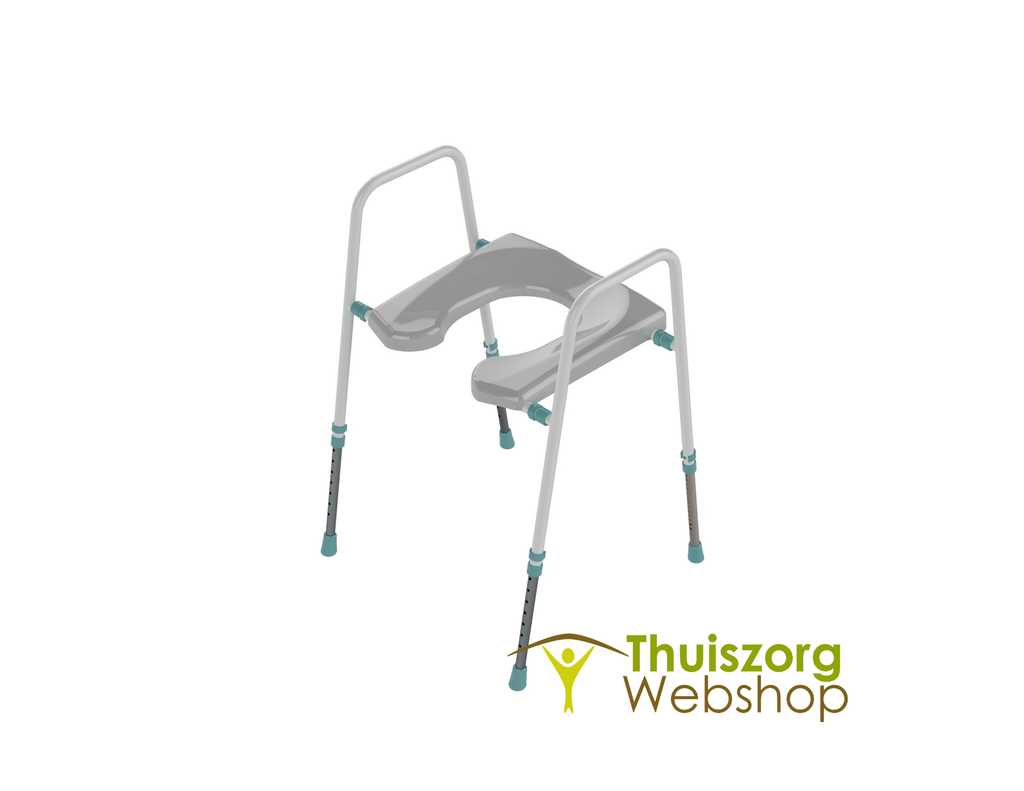 Toilet frame with Prima FP seat