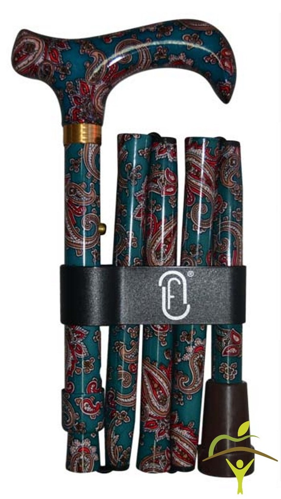 Finna walking stick foldable and adjustable, completely in 1 motif