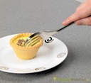 Ergonomische inox vork/mes combinatie