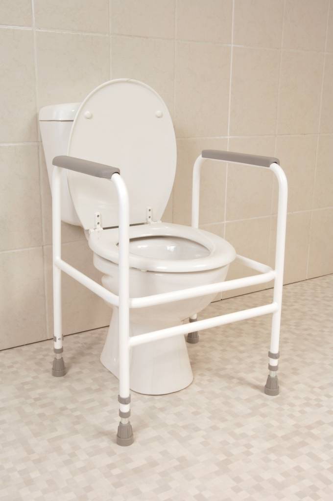 Cadre de toilette blanc