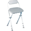 Chaise de travail pliante Sherwood avec dossier et siège incliné en vinyle