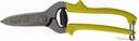 Heavy duty self-opening scissors for thermoplastics