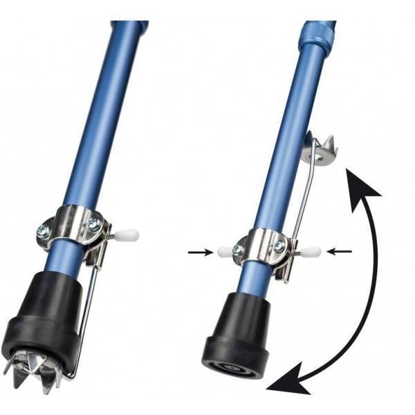 Ice cap with 5 pins for walking stick or crutch