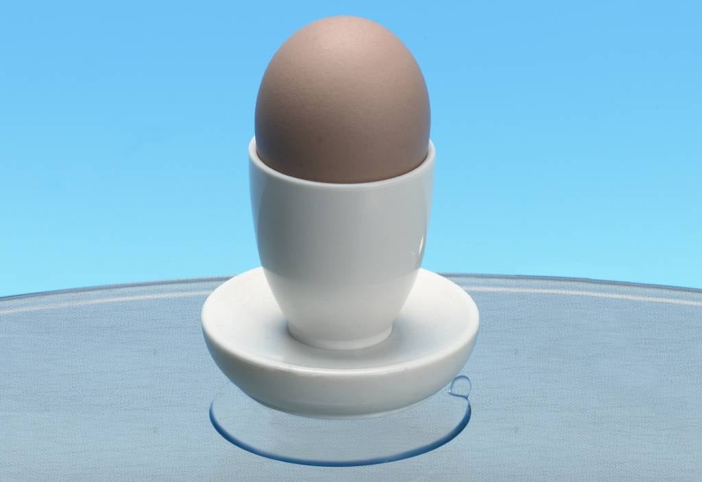 Eierbecher auf Saugnapf