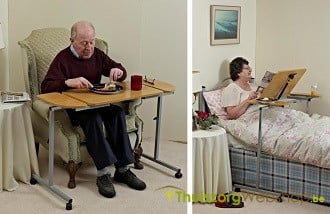 Table for over a single bed or sofa