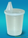 Reusable cup with spout