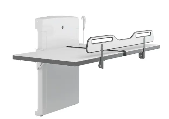 Aankleedtafel, elektrisch aufklappbar, elektrisch in hoher Reichweite