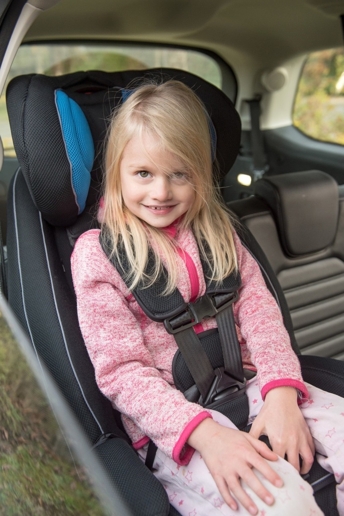Adjustable car seat for children with special needs