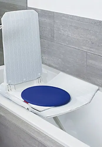 Transfer turntable for Bellavita bath lift with upholstery