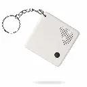 Porte-clés néerlandophone avec heure, date et 1 alarme.