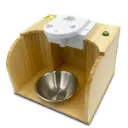 Wooden tipper for automatic medicine carousel