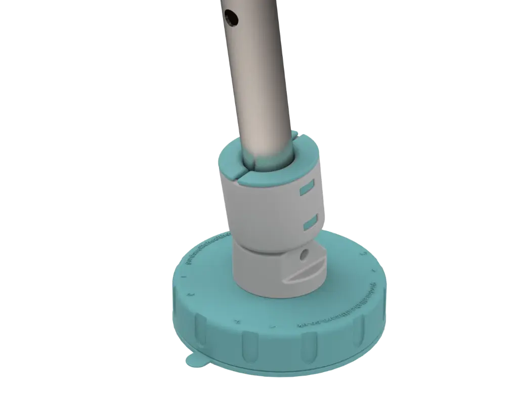 Suction cup feet for shower chairs, universal - 4 pieces