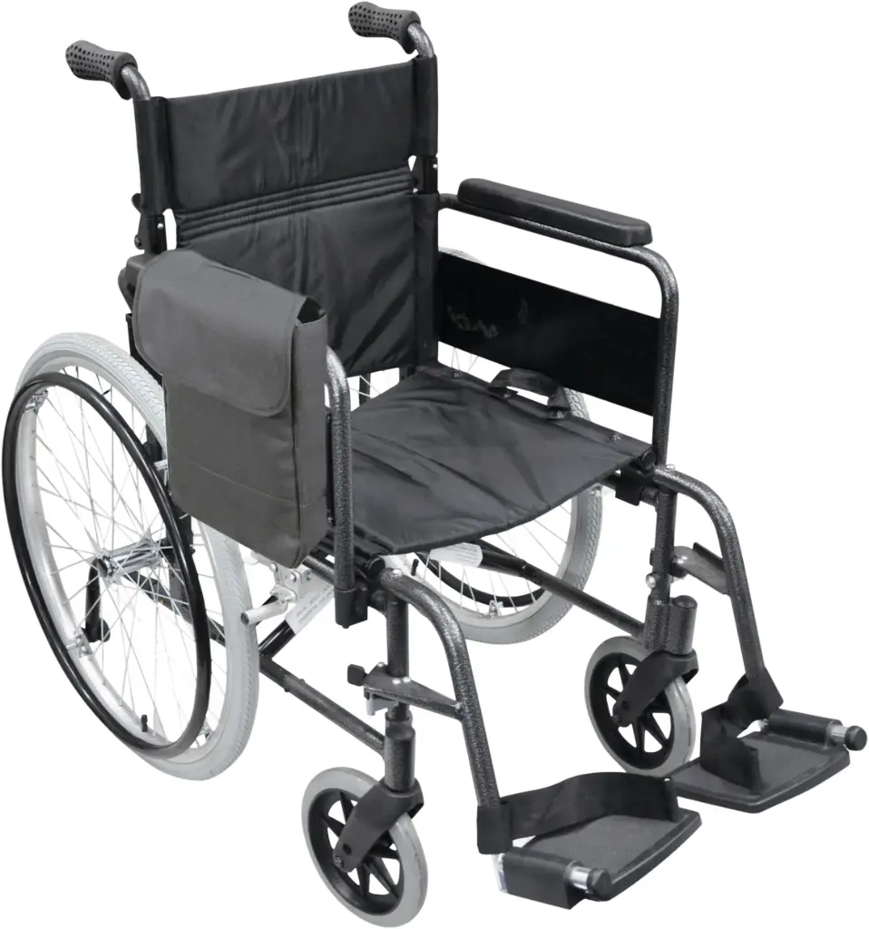Wheelchair bag - armrest attachment