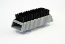 Hand brush with suction cups