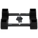 Height and width adjustable bed raiser