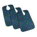 Adult bibs with crumb catcher (set of 3)