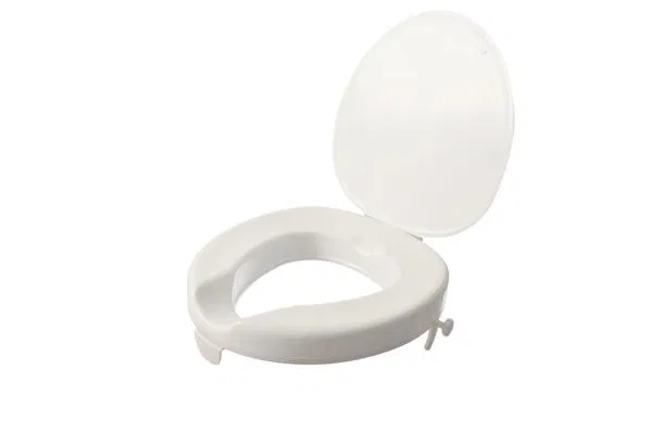 Serenity toilet seat riser - with lid