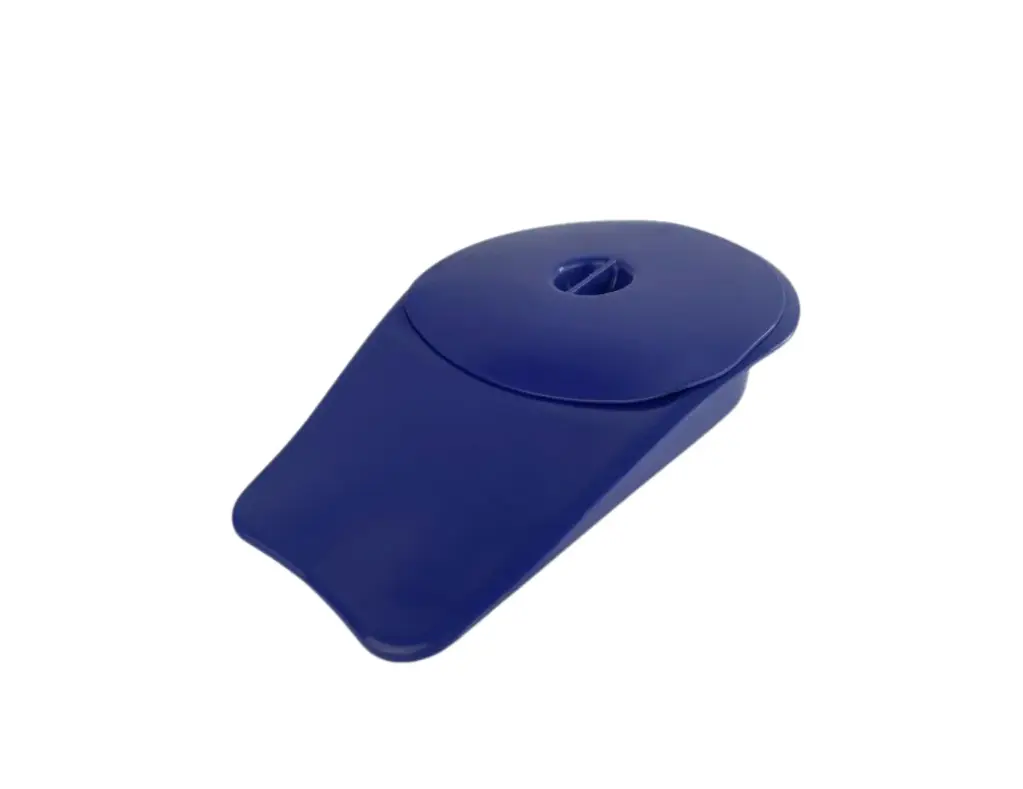 Bedpan met deksel - blauw