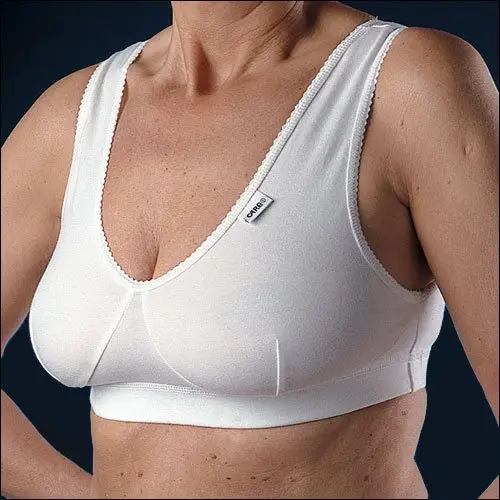 Support bra without fastener