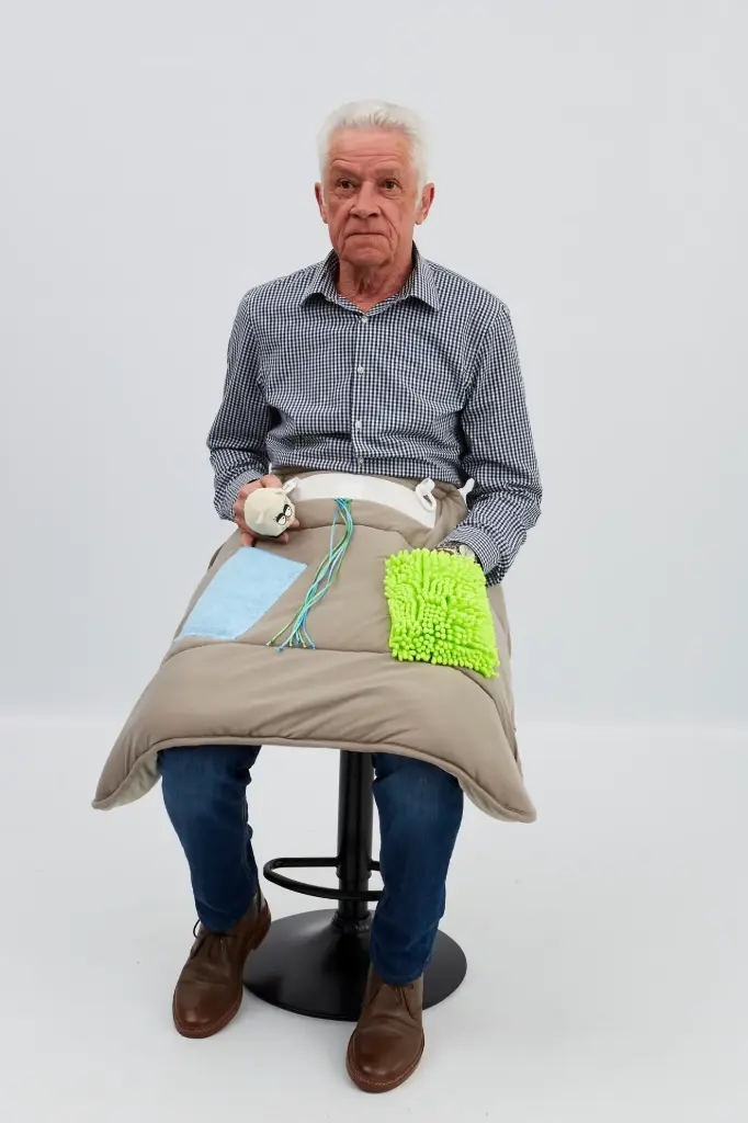 Hoes voor belevingsschootdeken