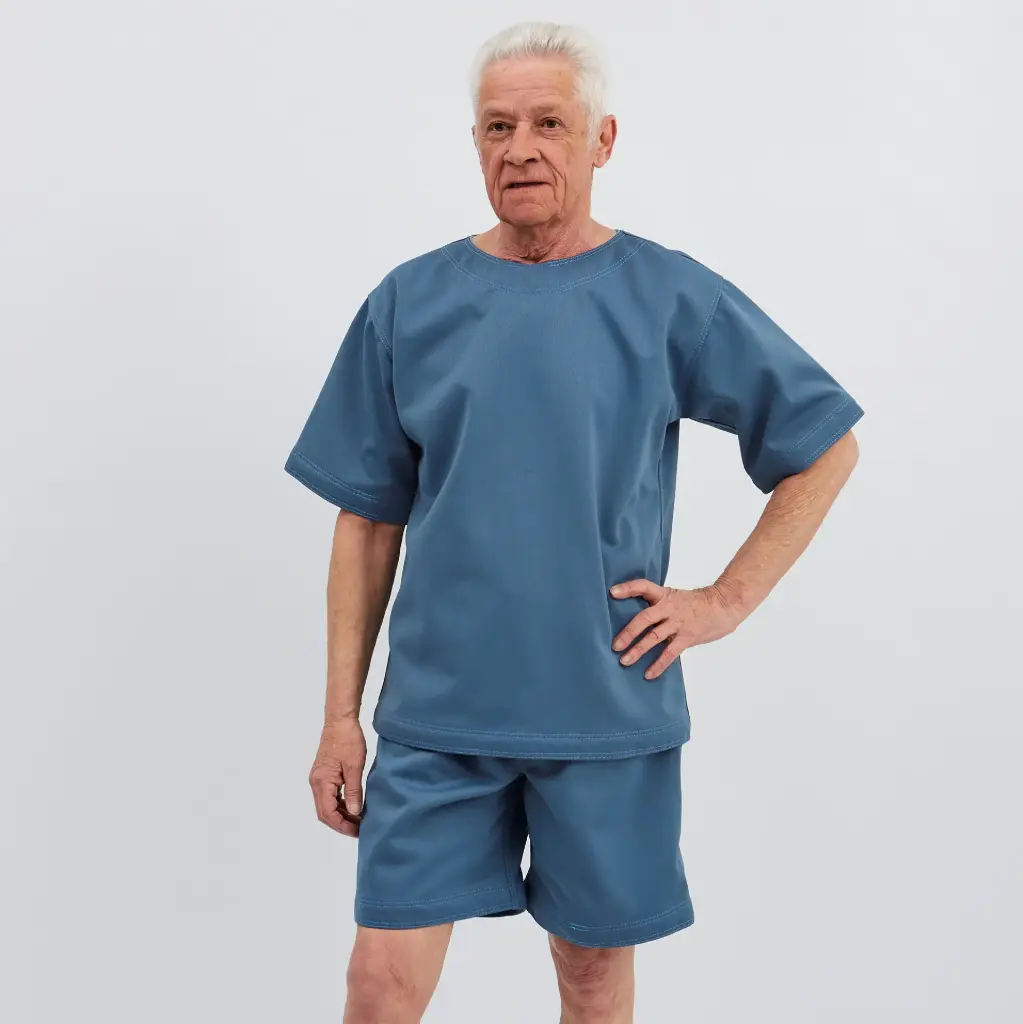 Brandvertragende anti-scheur T-shirt en bermuda short, kwaliteit 1065