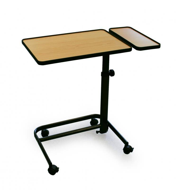 Table d'assise avec tablette latérale fixe