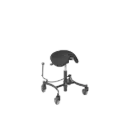 Trippel/work chair Vela Salsa 400 Skai Black (60-86 cm)