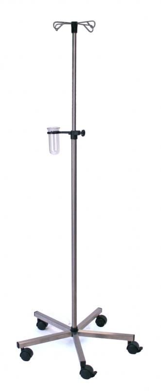 Verchromter Serumhalter