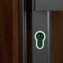 Phosphorescent stickers for switch and lock edge