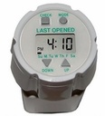 Pillbox with 24 alarms and 'last opened' notification