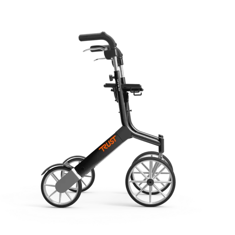 Let’s Go Out Rollator + passende Gepäcktasche – leicht, elegant und perfekt für den Außenbereich