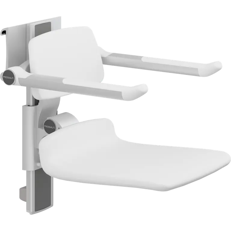 PLUS shower seat 450 manually height-adjustable and manually sideways adjustable