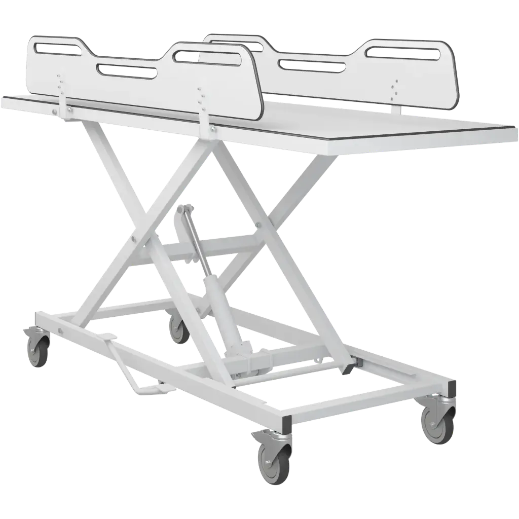 MCT 5 mobiel aankleedtafel, handmatig in hoogte verstelbaar