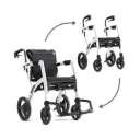 Rollz Motion – Rollator and Wheelchair in One | Foldable, Ergonomic, and Comfortable