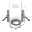 SELECT TL1 hoog-laag toiletsysteem elektrisch in hoogte verstelbare, PLUS toiletsteunen, wandcloset en toiletzitting Dania