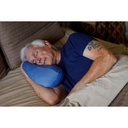 Ergonomic side sleeping pillow