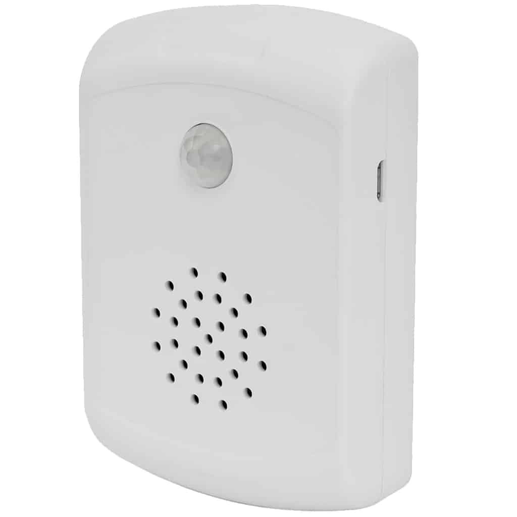 Motion detector for personal messages. With PIR sensor