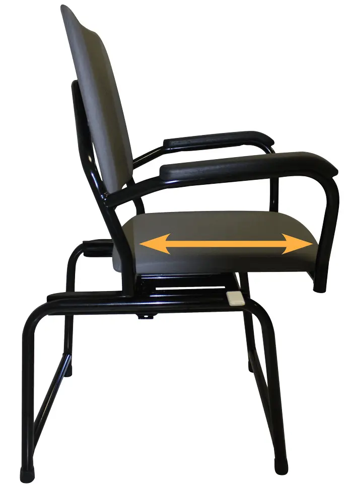 Draai- en schuif stoel Comfort Assist – Moeiteloos aan tafel