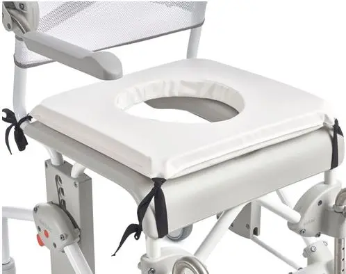 Universeel douche-toiletstoel kussen met ovale opening