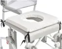 Universeel douche-toiletstoel kussen met ovale opening
