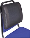 Memory foam lumbar support cushion
