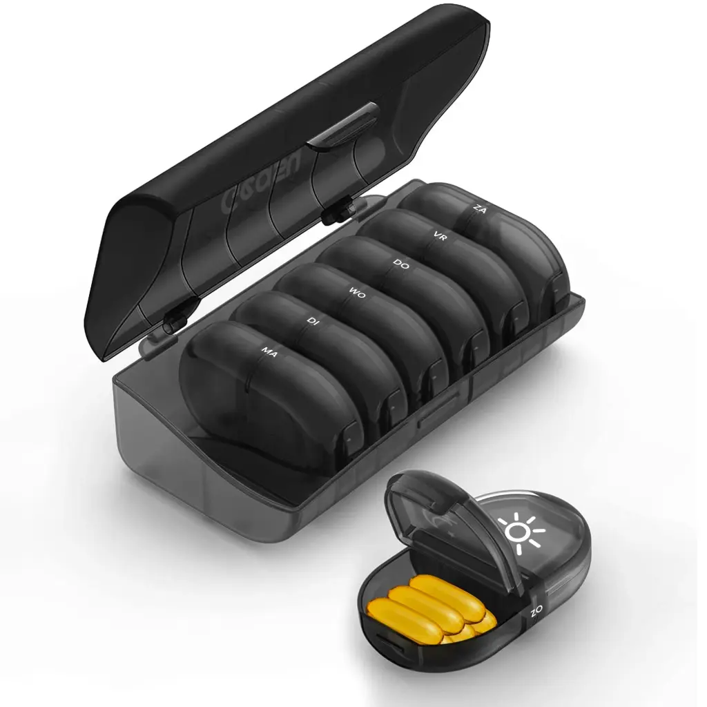 Pillendoos 7 Dagen – 2 Vakken – Nederlanstalig – Ochtend & Avond